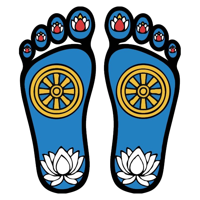 Füße des Buddha