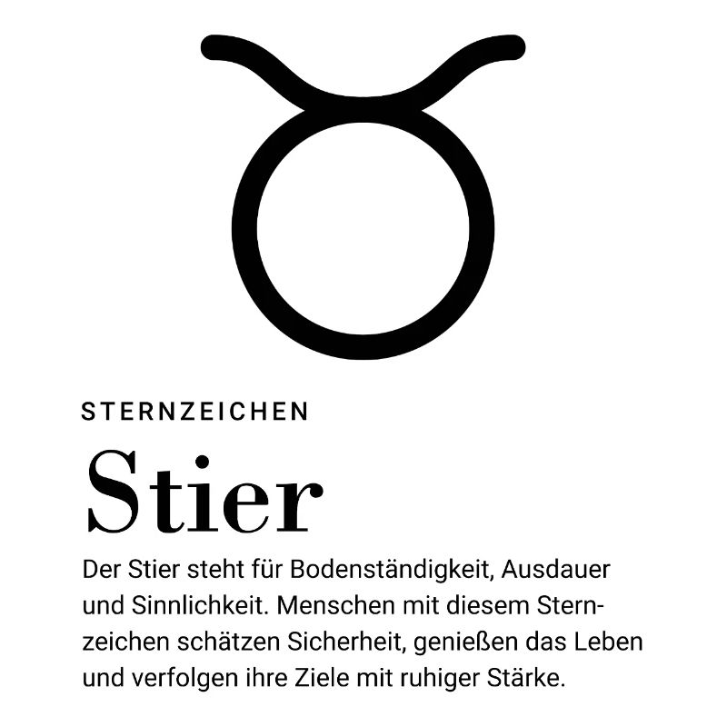Sternzeichen Stier