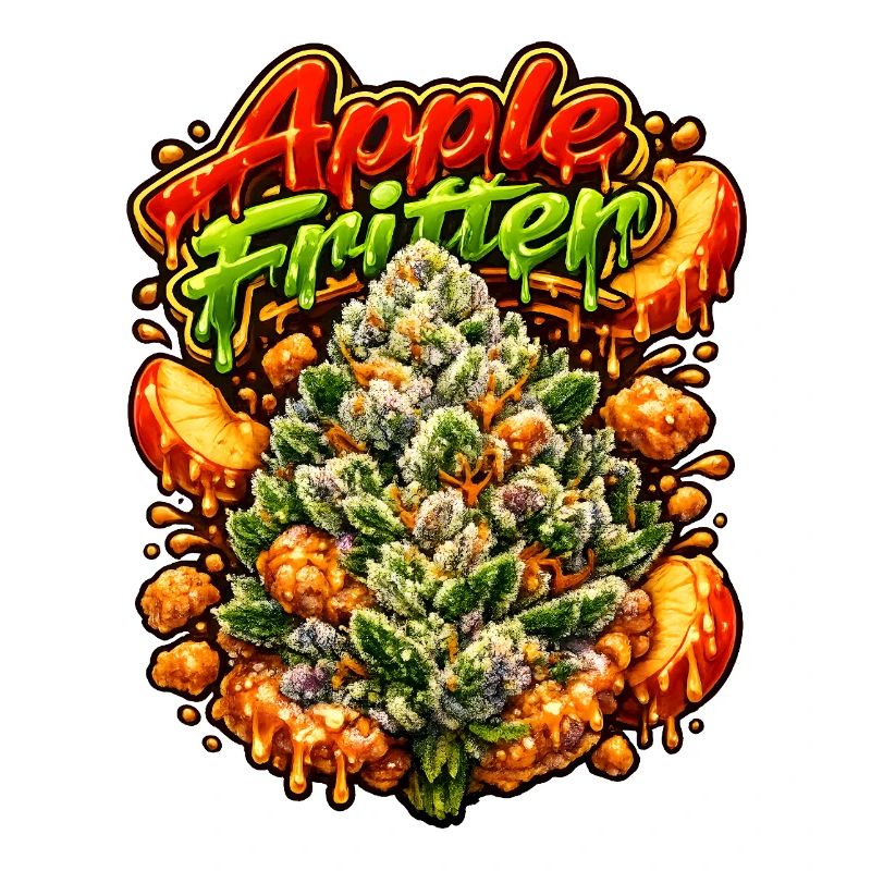 Apfelfritter-Graffiti-Kunstdruck