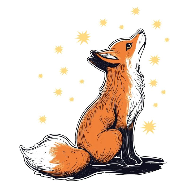 Fuchs und Sterne