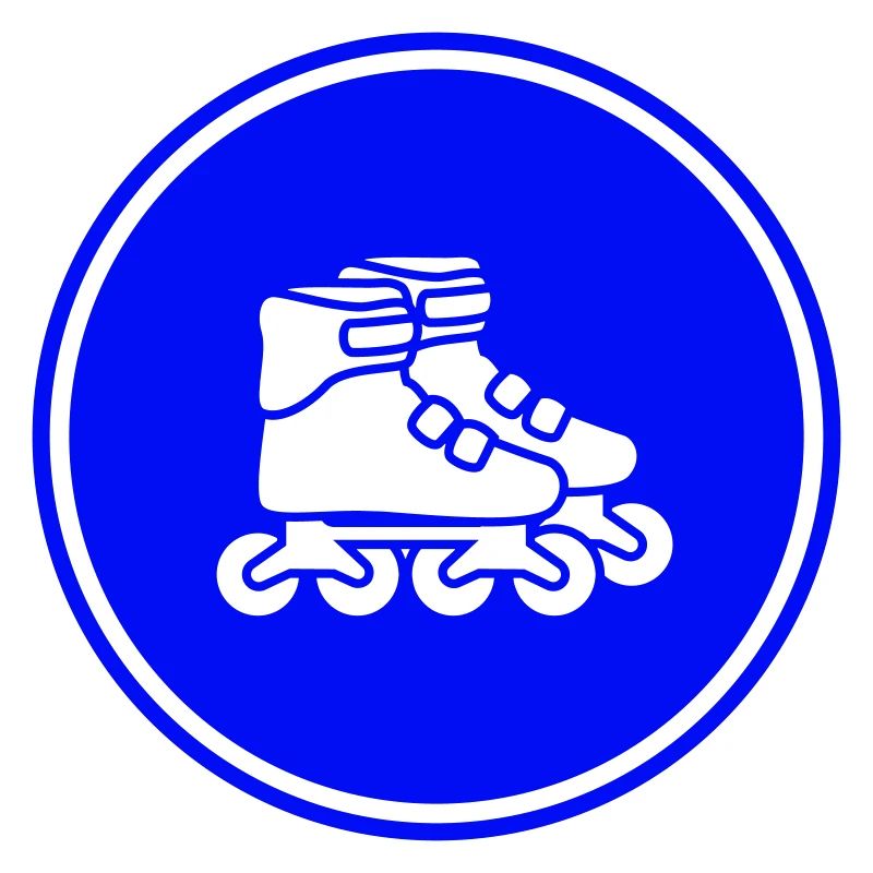 Inline skates symbol