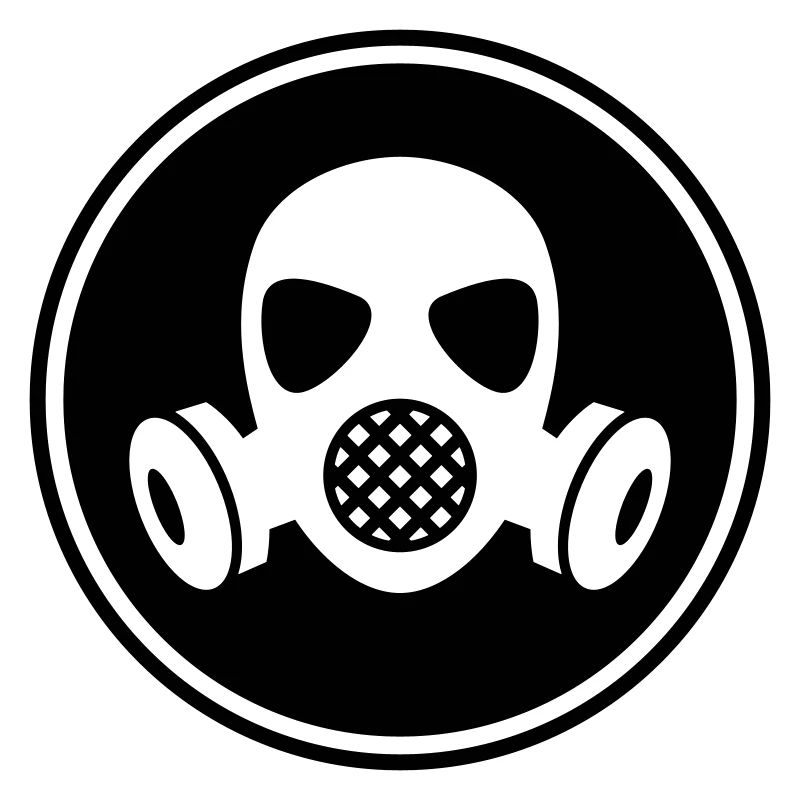 Gasmaske Symbol