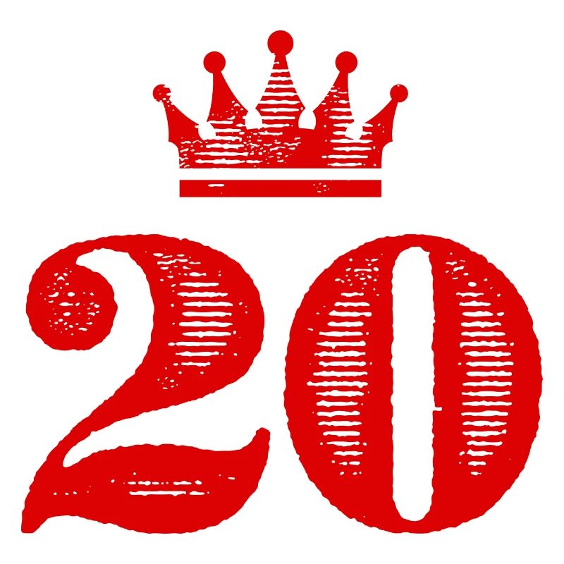 20 Zahl Krone