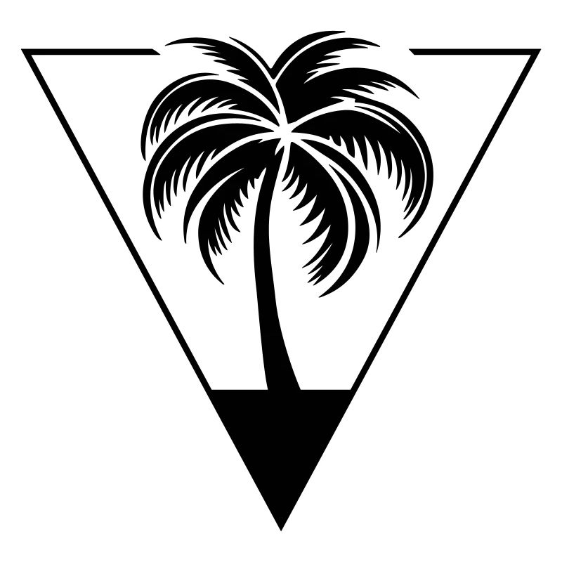 Palme Silhouette Symbol