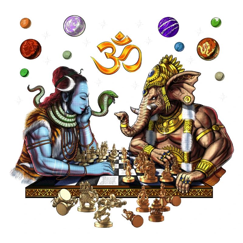 Shiva gegen Ganesha