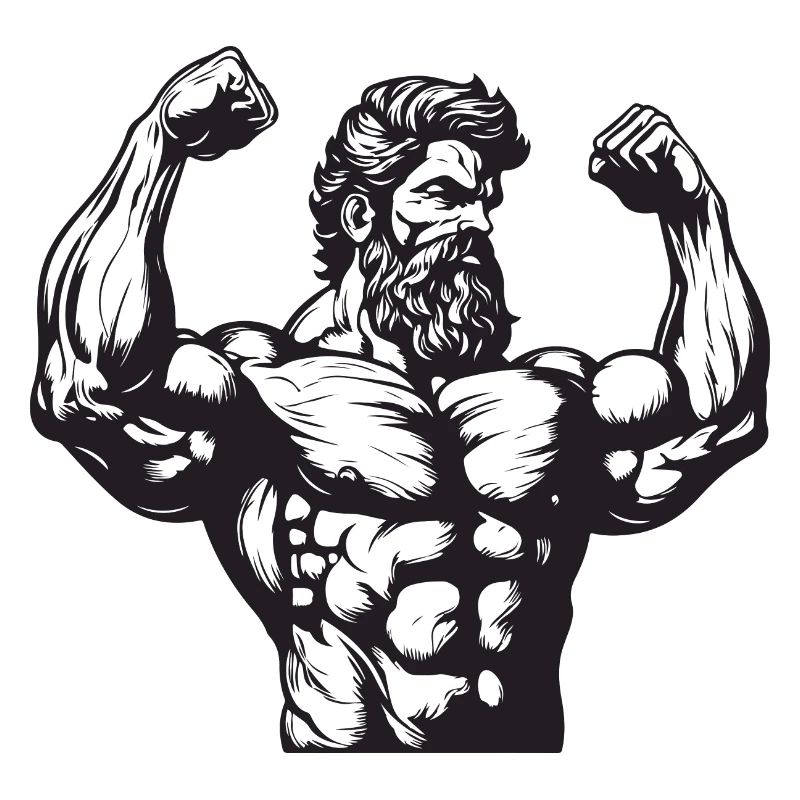 Bodybuilder Muscles Workout Gym