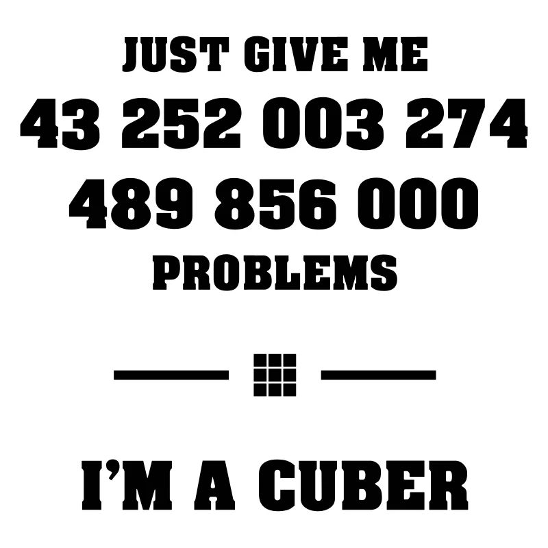 Combinaisons Magic Cube Speedcuber Cuber Cubing