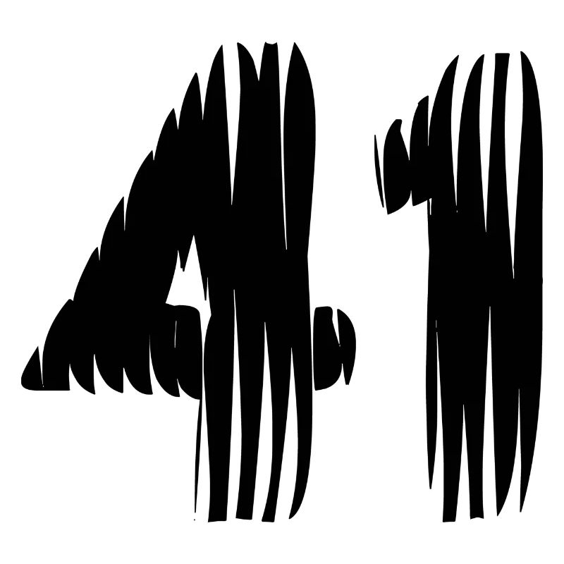 41 Zahl Trikot