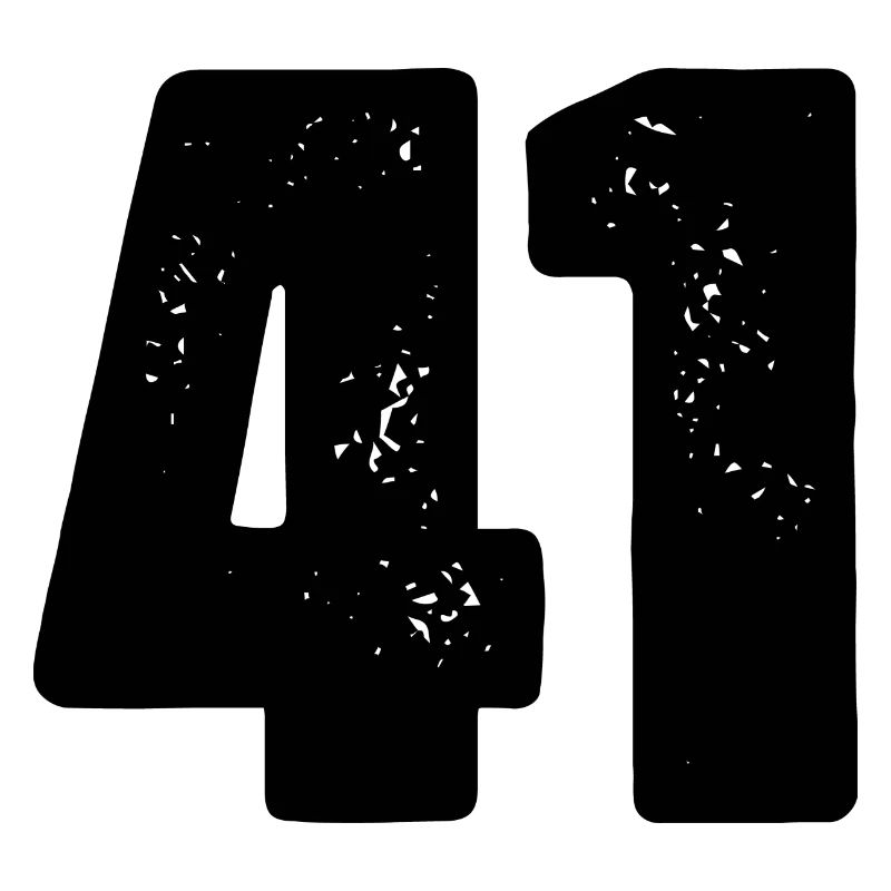41 Zahl Trikot