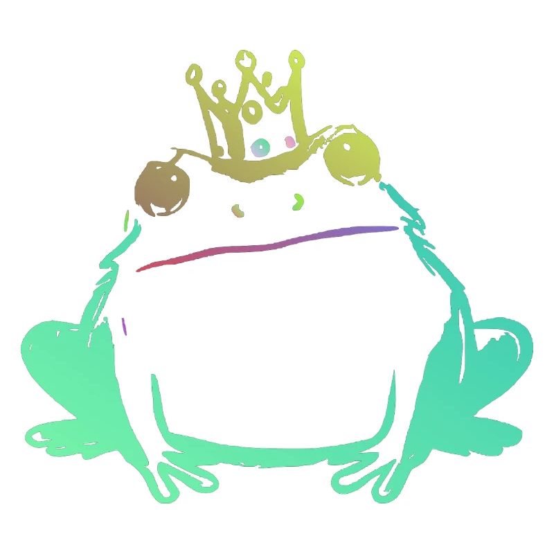 Froschkönig und Neonkrone