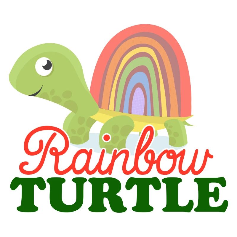 rainbow turtle regenbogen schildkröte