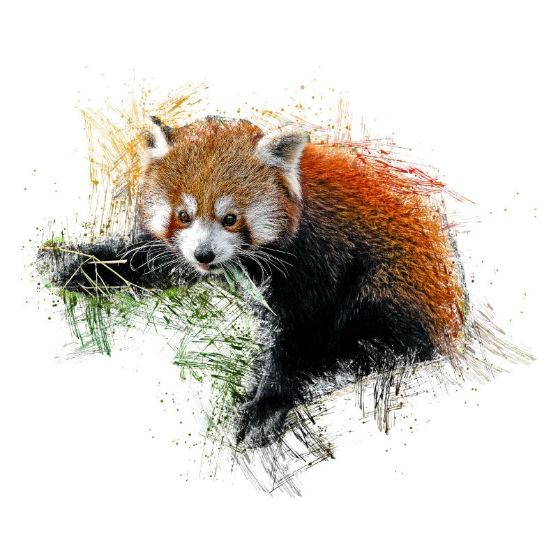 Roter Pandabär