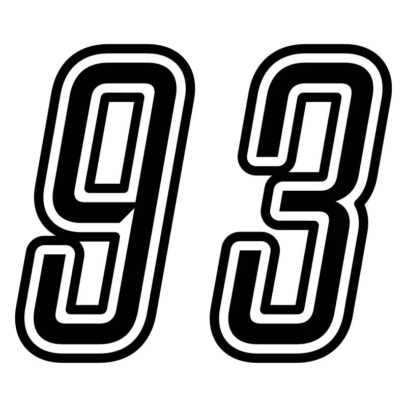 93 Zahl nummer