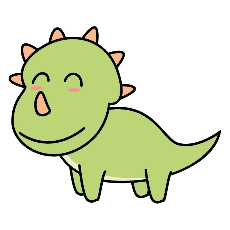 Dinosaurier triceratops Comic