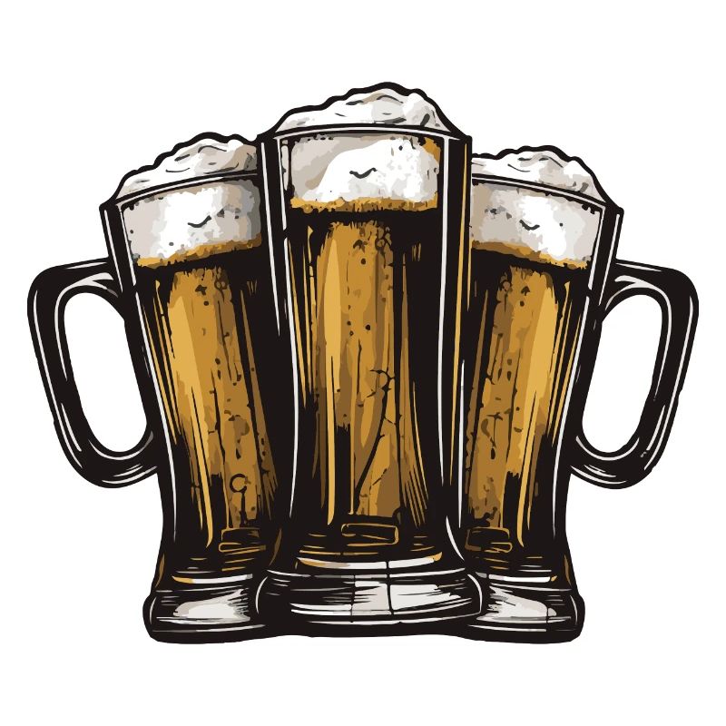 Bier Anstoßen Party