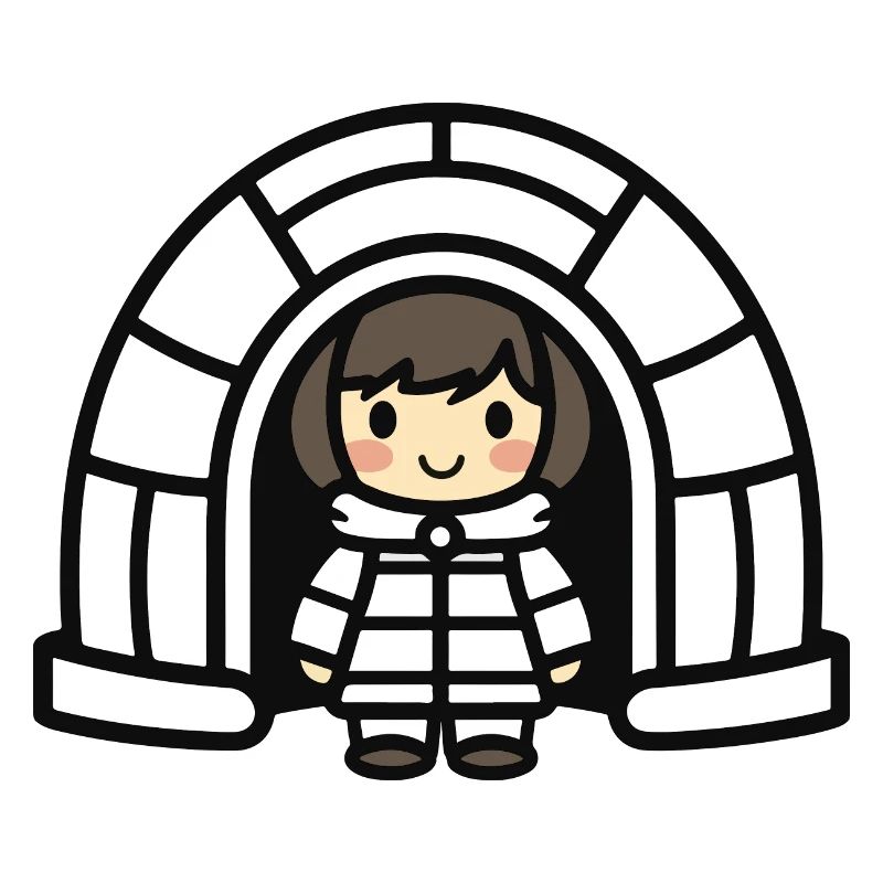 Winter Eskimo Iglu