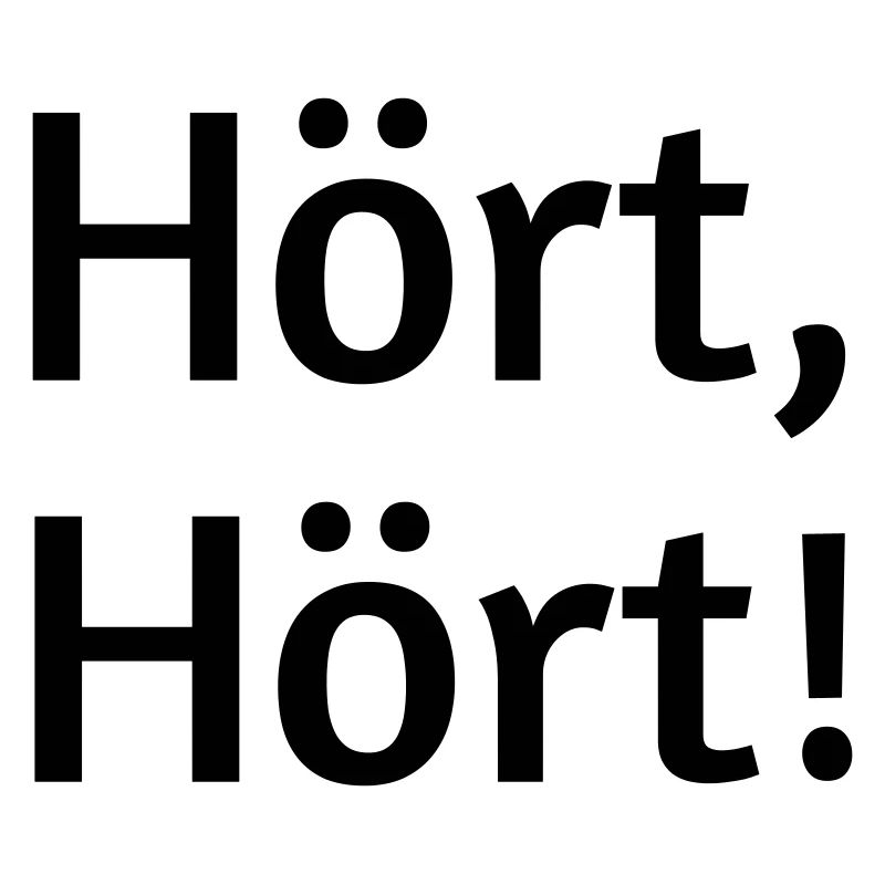 Hears, hears