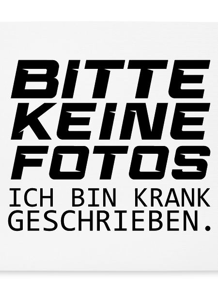 bitte keine fotos