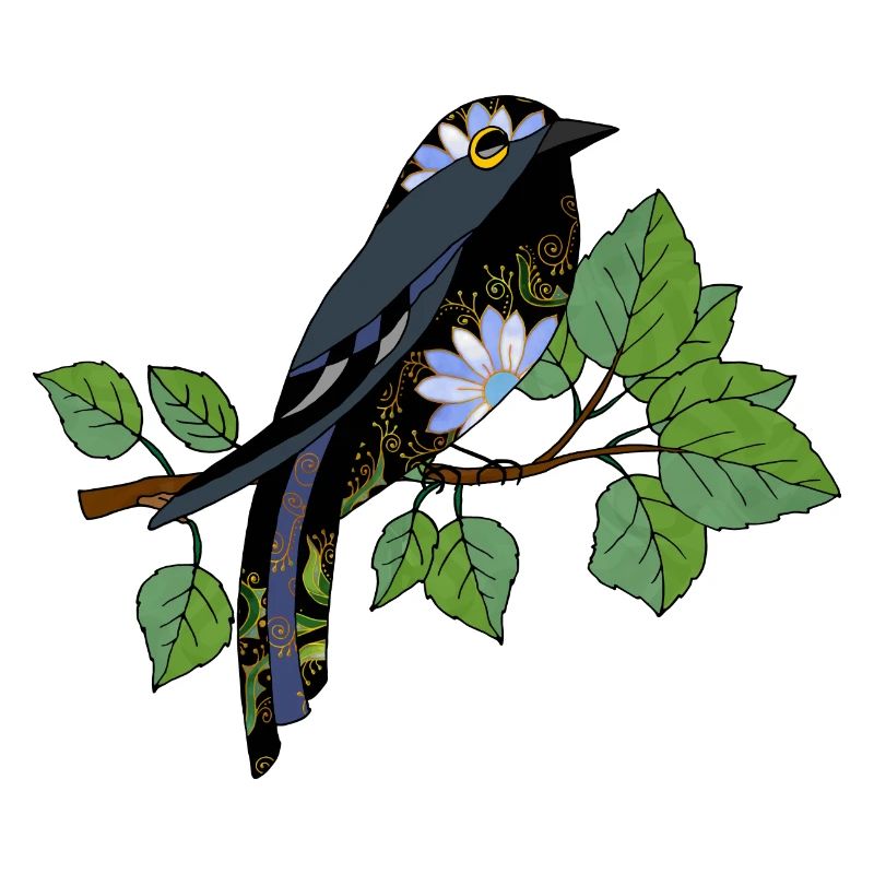 Bunter Vogel