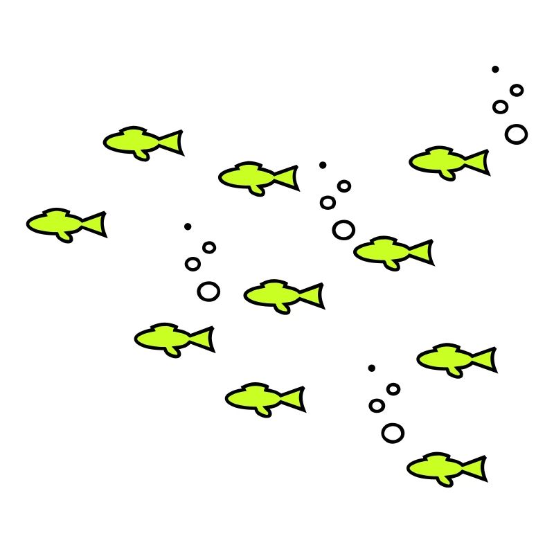 10 kleine Fische