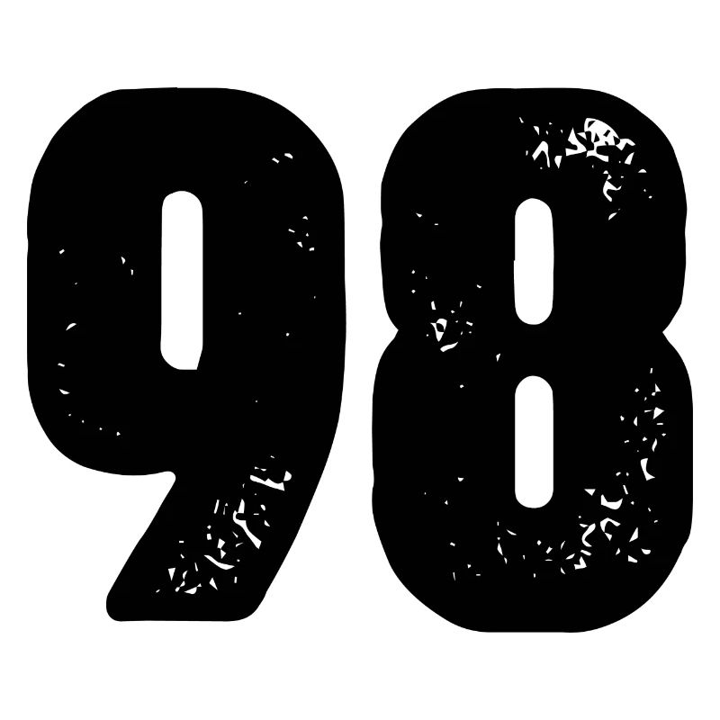 98 Zahl Trikot