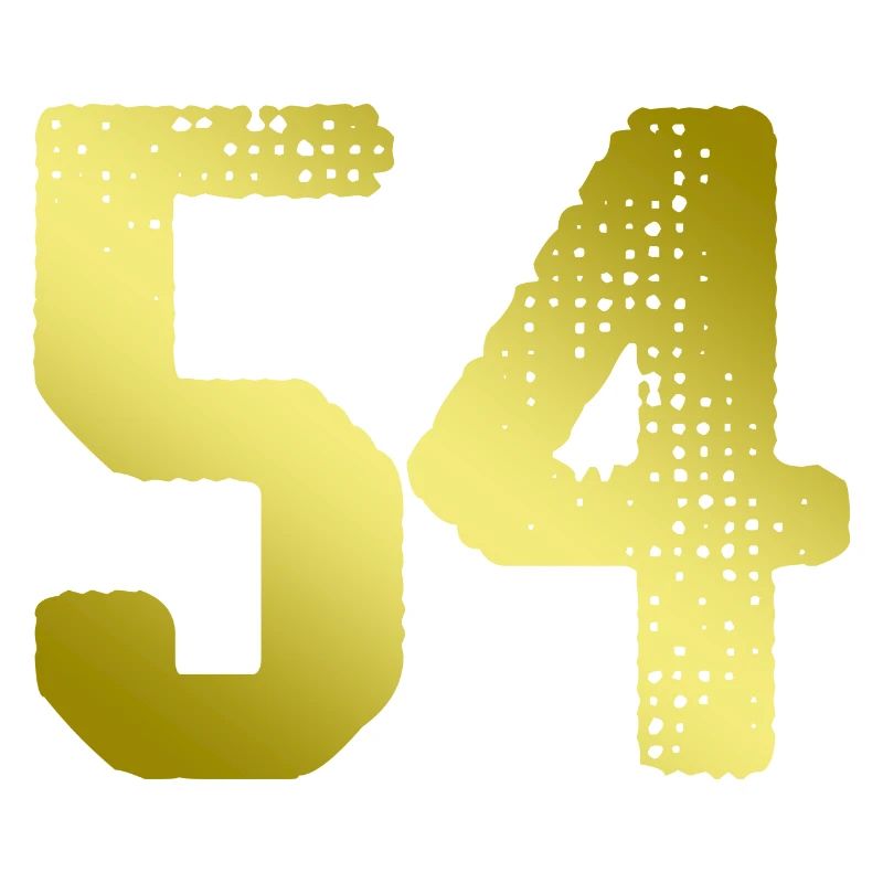54 Zahl Trikot