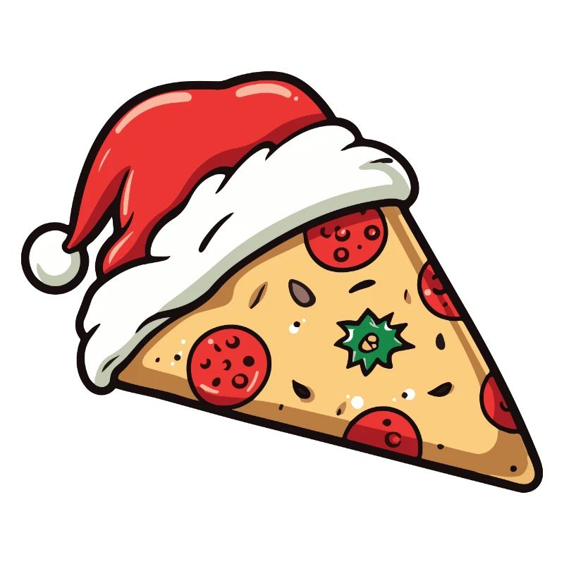 Pizza Weihnachten Essen