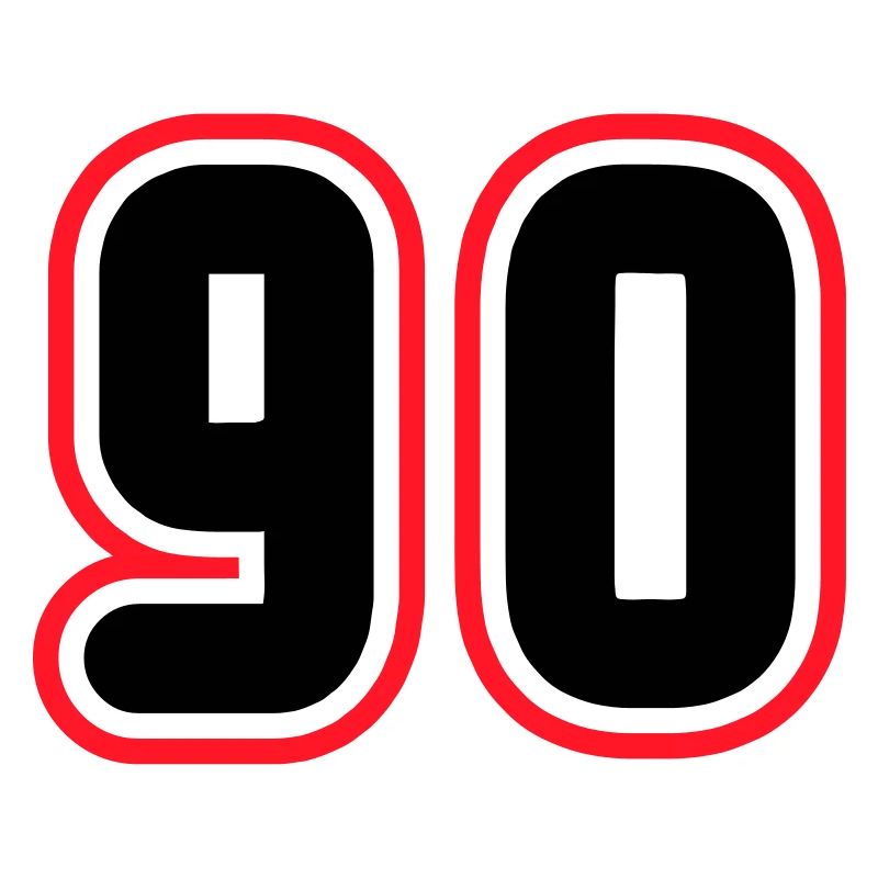 90 Zahl nummer