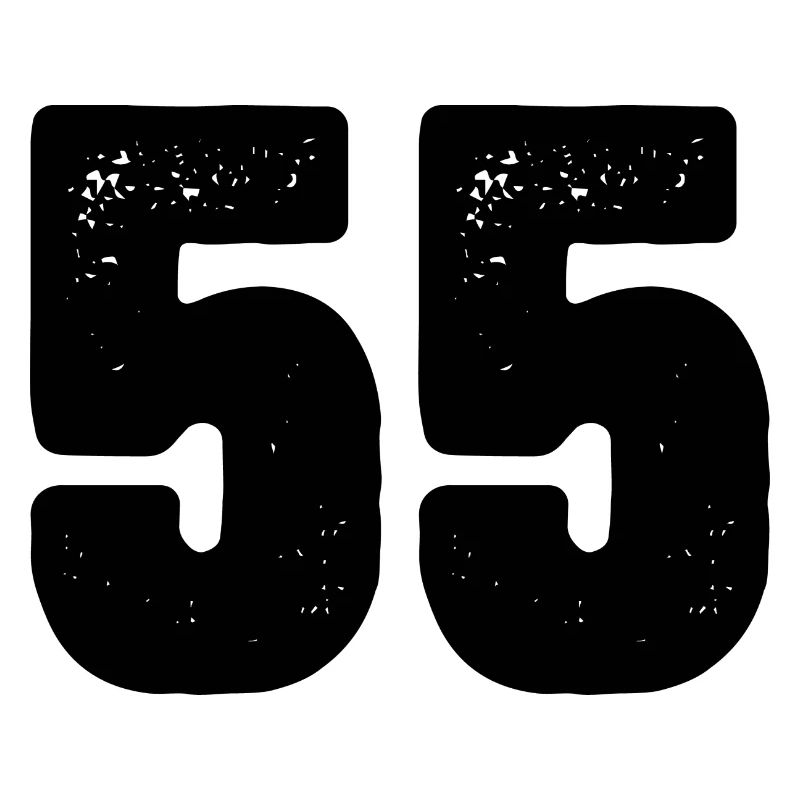 55 Zahl Trikot