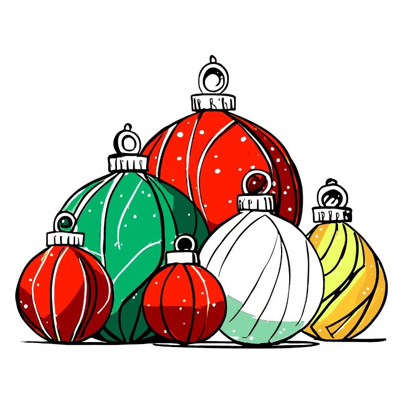 Weihnachtliche Dekokugeln