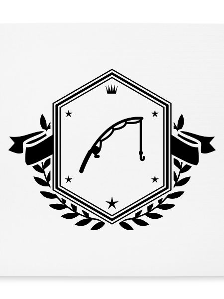 Angelrute angeln wappen