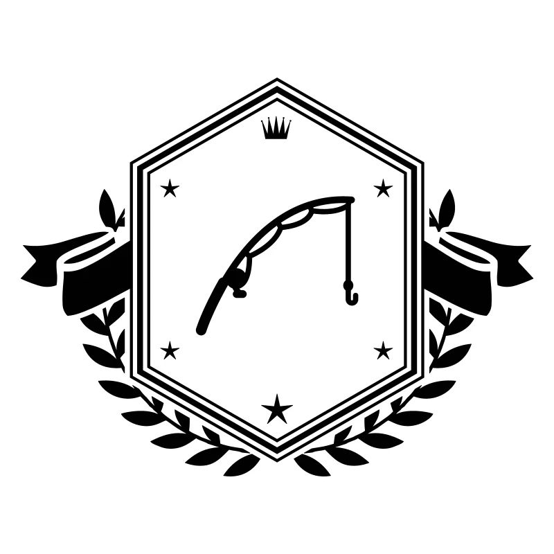 Angelrute angeln wappen