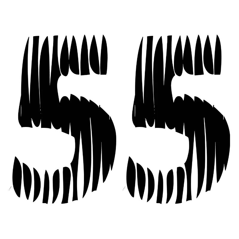55 Zahl Trikot