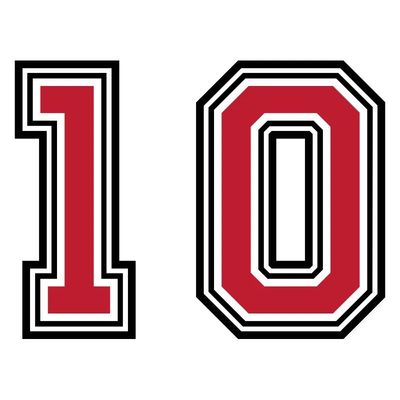 10 Zahl symbol