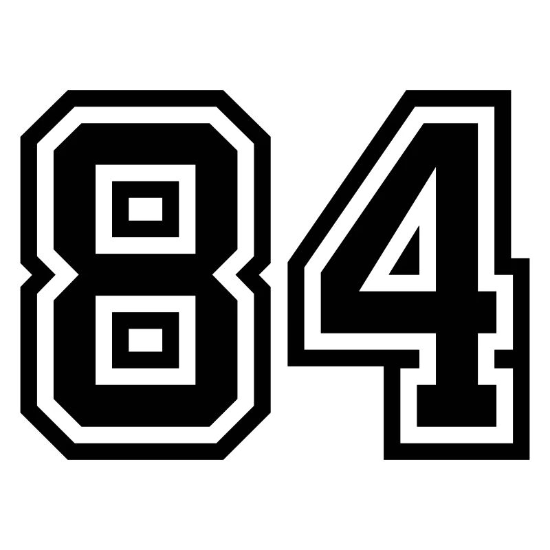 84 Zahl Symbol