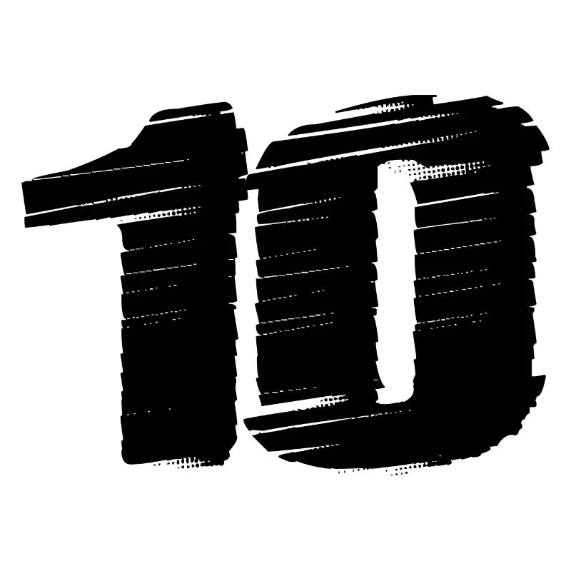 10 Zahl Trikot