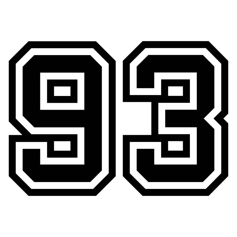 93 Zahl Symbol