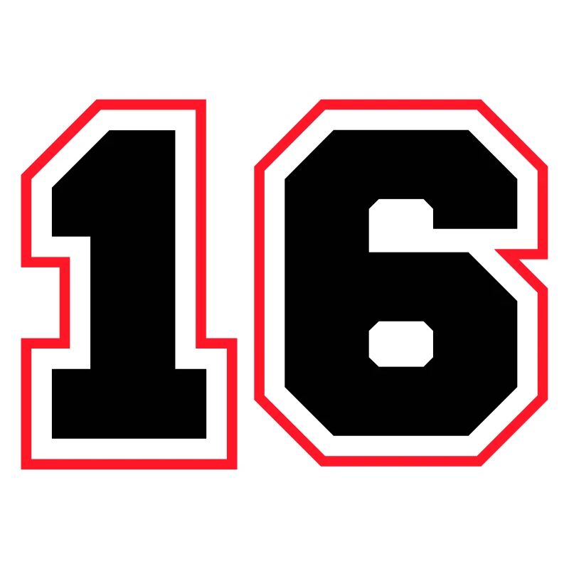 16 Zahl symbol