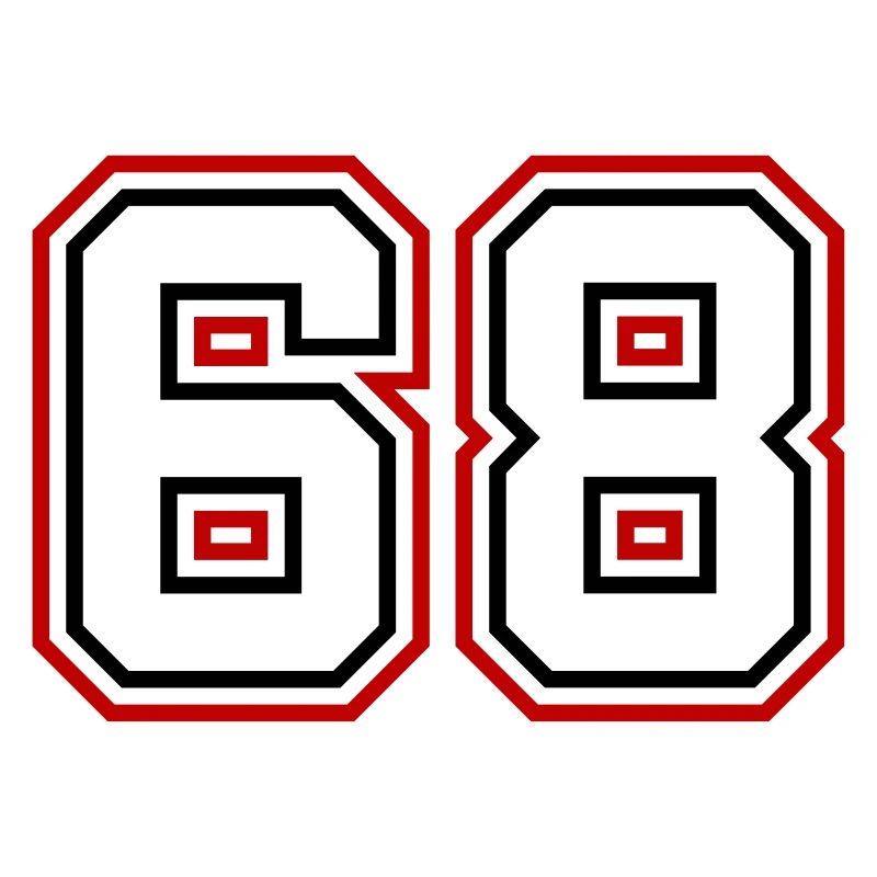 68 Zahl nummer