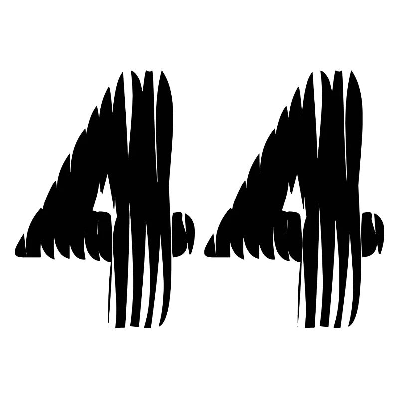 44 Zahl Trikot