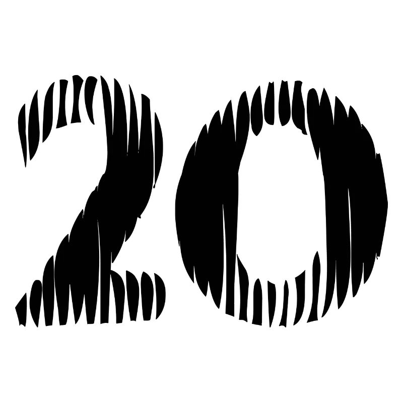 20 Zahl Trikot