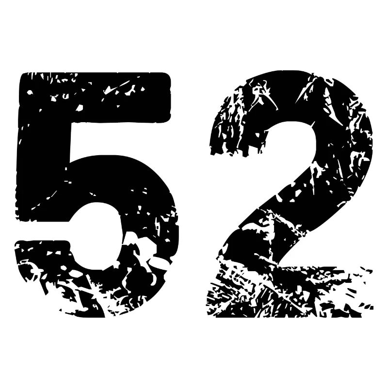 52 Zahl Trikot