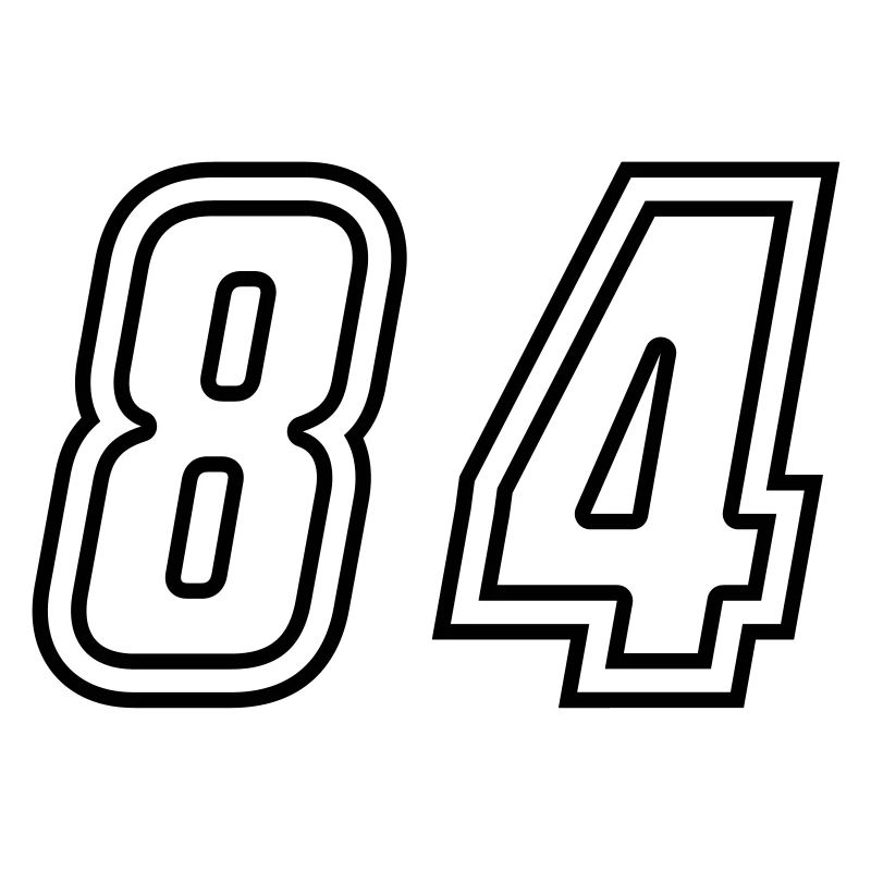 84 Numéro de numéro