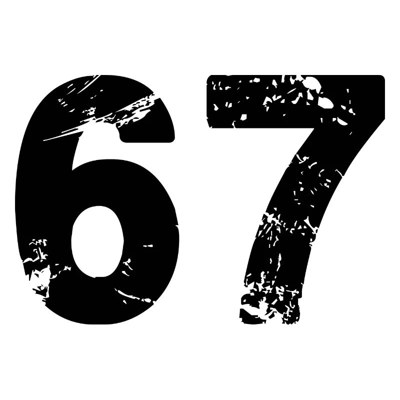 67 Zahl Trikot