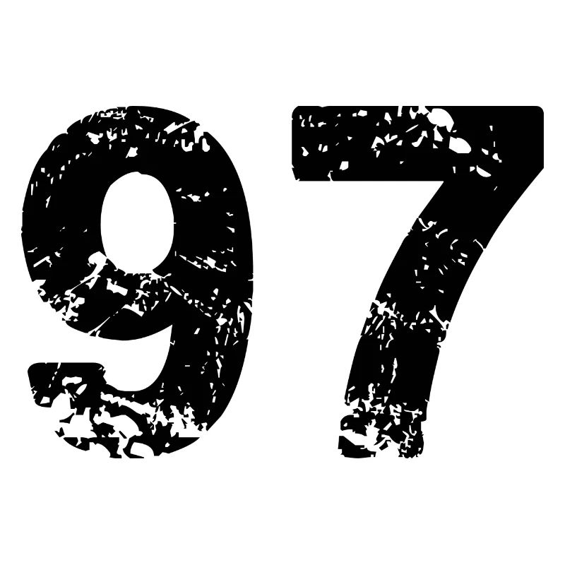 97 Zahl Trikot