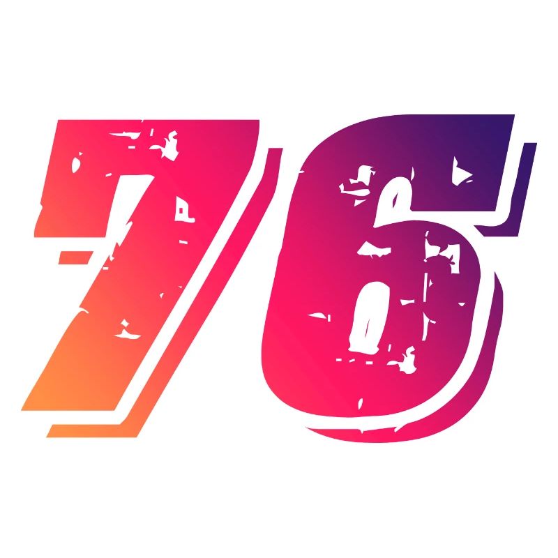 76 Zahl Symbol