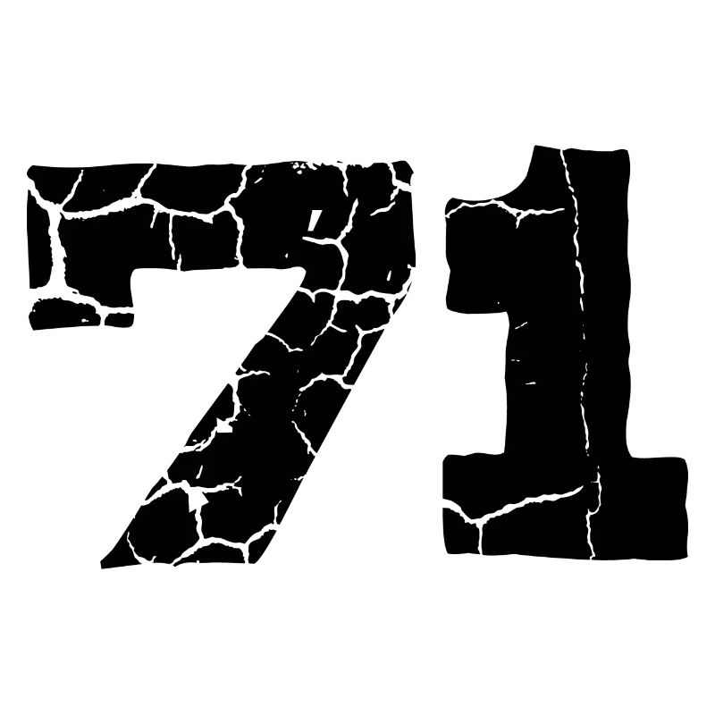 71 Zahl Trikot