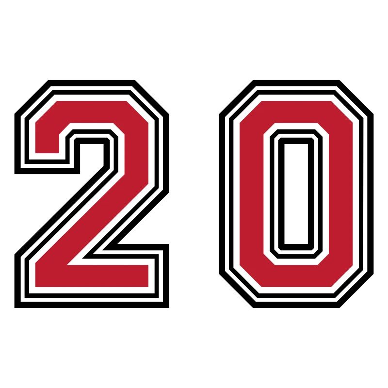 20 Zahl symbol