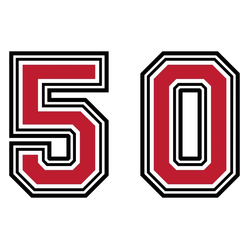 50 Zahl symbol