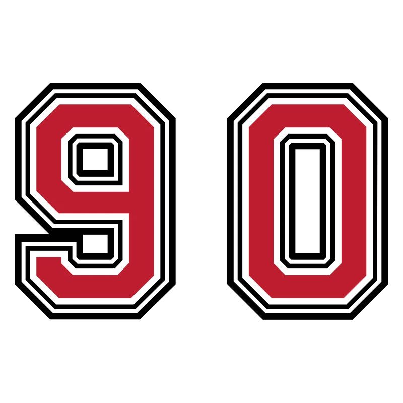90 Zahl Symbol